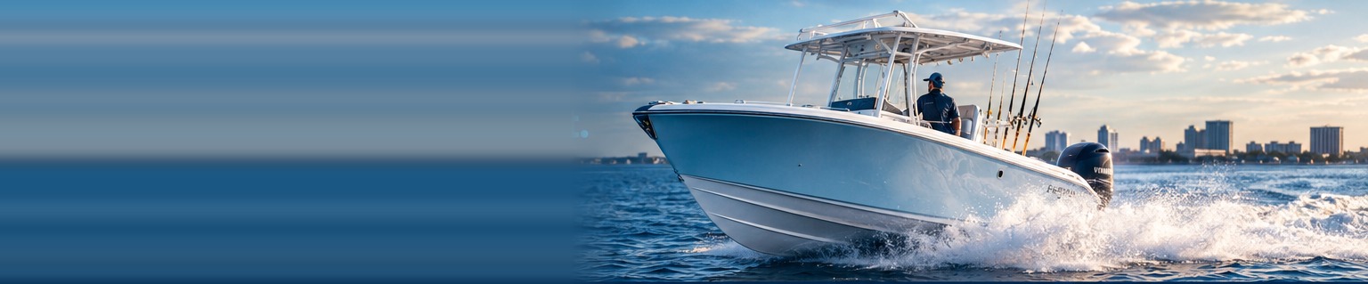 Captain Levi's boat cruising Tampa Bay at sunset